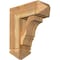 Ekena Millwork Balboa Arts and Crafts Rough Sawn Bracket w/ Offset Brace, Western Red Cedar, 8"W x 20"D x 24"H BKT0806X20X24BOA03RWR - alternate 1